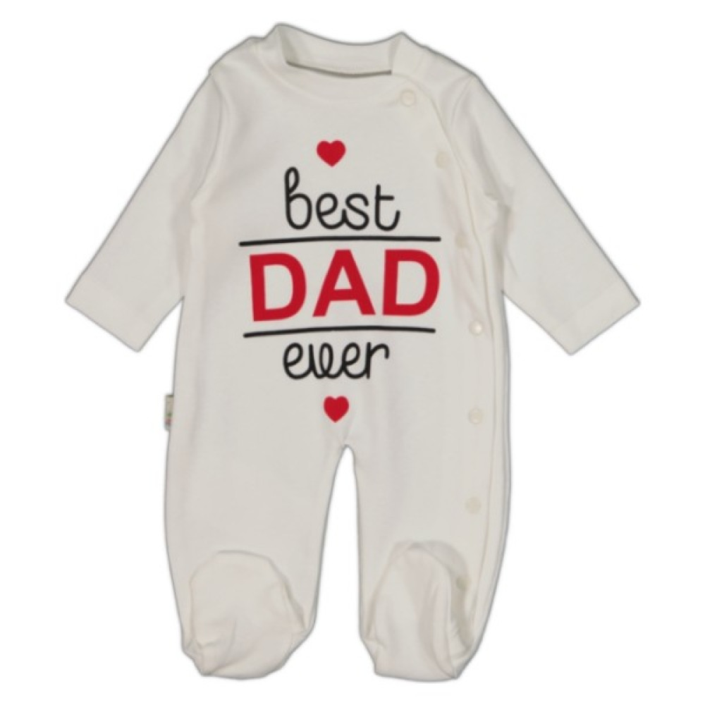 Uğur Böceği Çocuk Best Dad Ever Baskılı Bebek Tulum 230 Bebek Tulumu Fiyatı