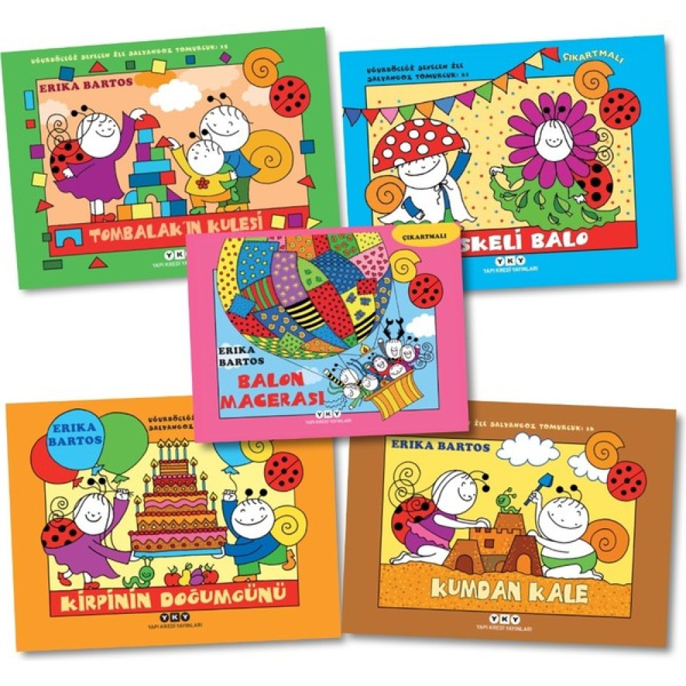 Uğurböceği Sevecen Ile Salyangoz Tomurcuk Tombalak'ın Kulesi - Maskeli Balo - Balon Macerası - Kirpinin Doğumgünü - Kumdan Kale (5 Kitap 1 Arada) -... Okul Öncesi Eğitici & Öğretici Kitaplar Fiyatı