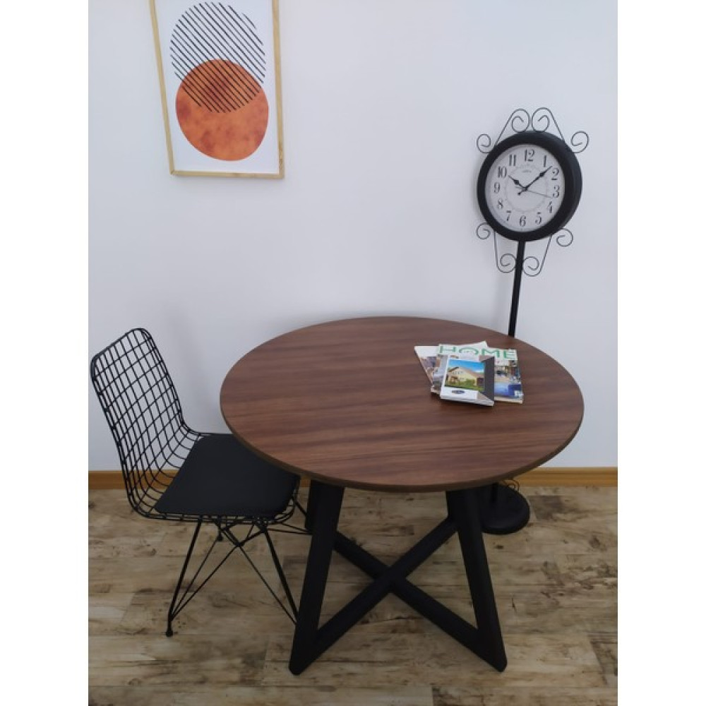 Uğurlu Baylar Yuvarlak Masa - Siyah - 90cm Yemek & Mutfak Masası Fiyatı