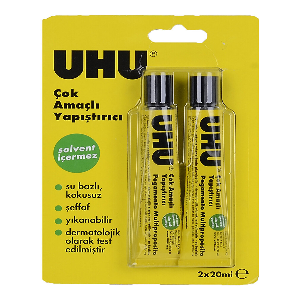 Uhu 2'li 20 Ml Sıvı Yap. Yapıştırıcı - Tutkal Fiyatı