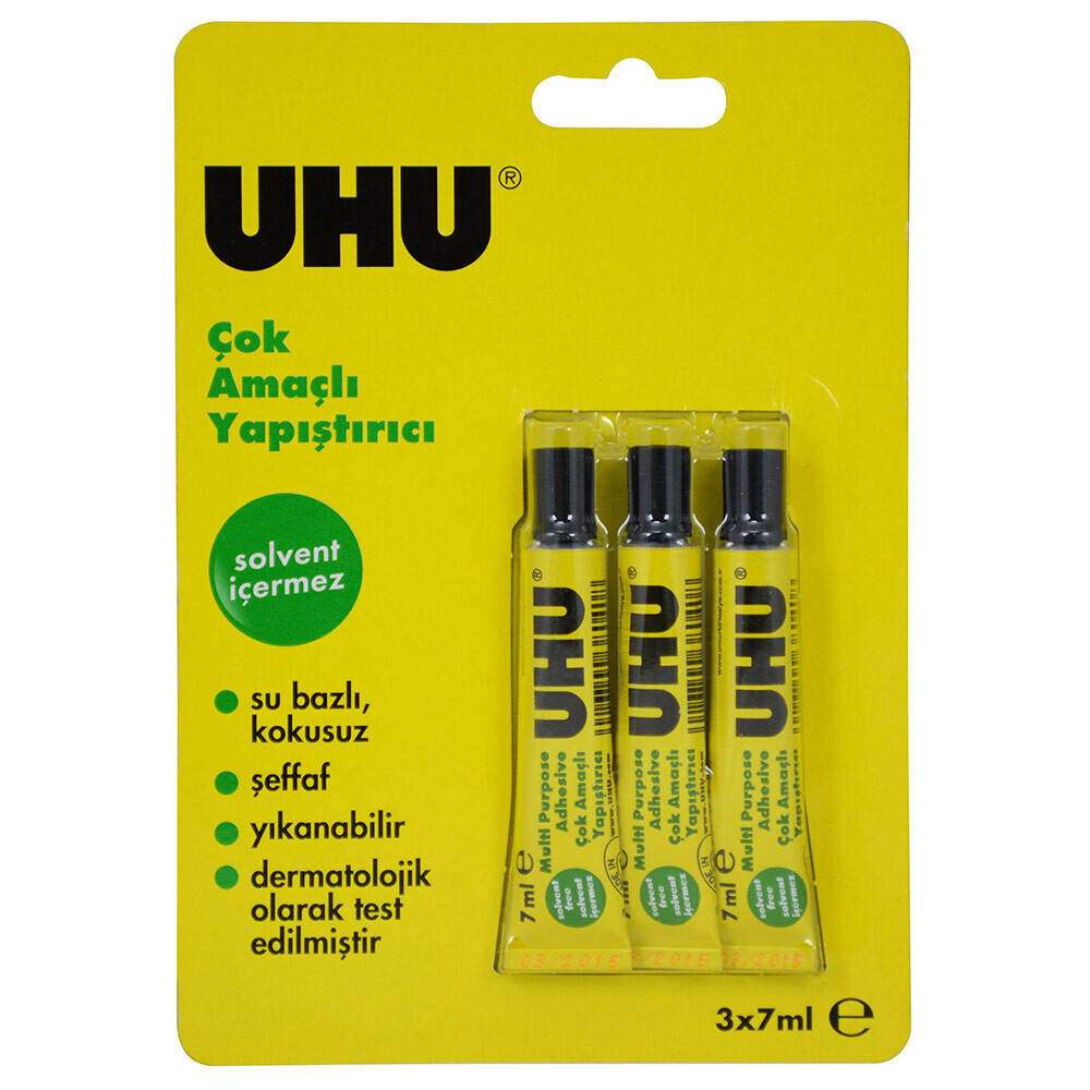Uhu 3'lü 7 Ml Sıvı Yapıştırıcı Yapıştırıcı - Tutkal Fiyatı
