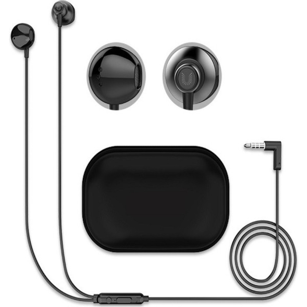 UiiSii HM12 Mikrofonlu Kulakiçi 90° Kablolu Kulaklık - Hd Süper Güçlü Metal Bass – Siyah – Taşıma Çantası – Storagebag Edition - Siyah Kulak İçi Kulaklık Fiyatı