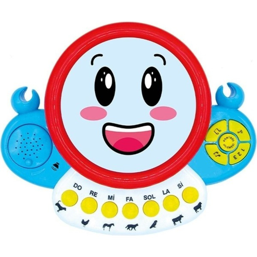 Uj Toys 154961 Uj Neşeli Davul - Ilk Davulum / Müzikli- LED Işıklı - Renkli Yürüteç Fiyatı