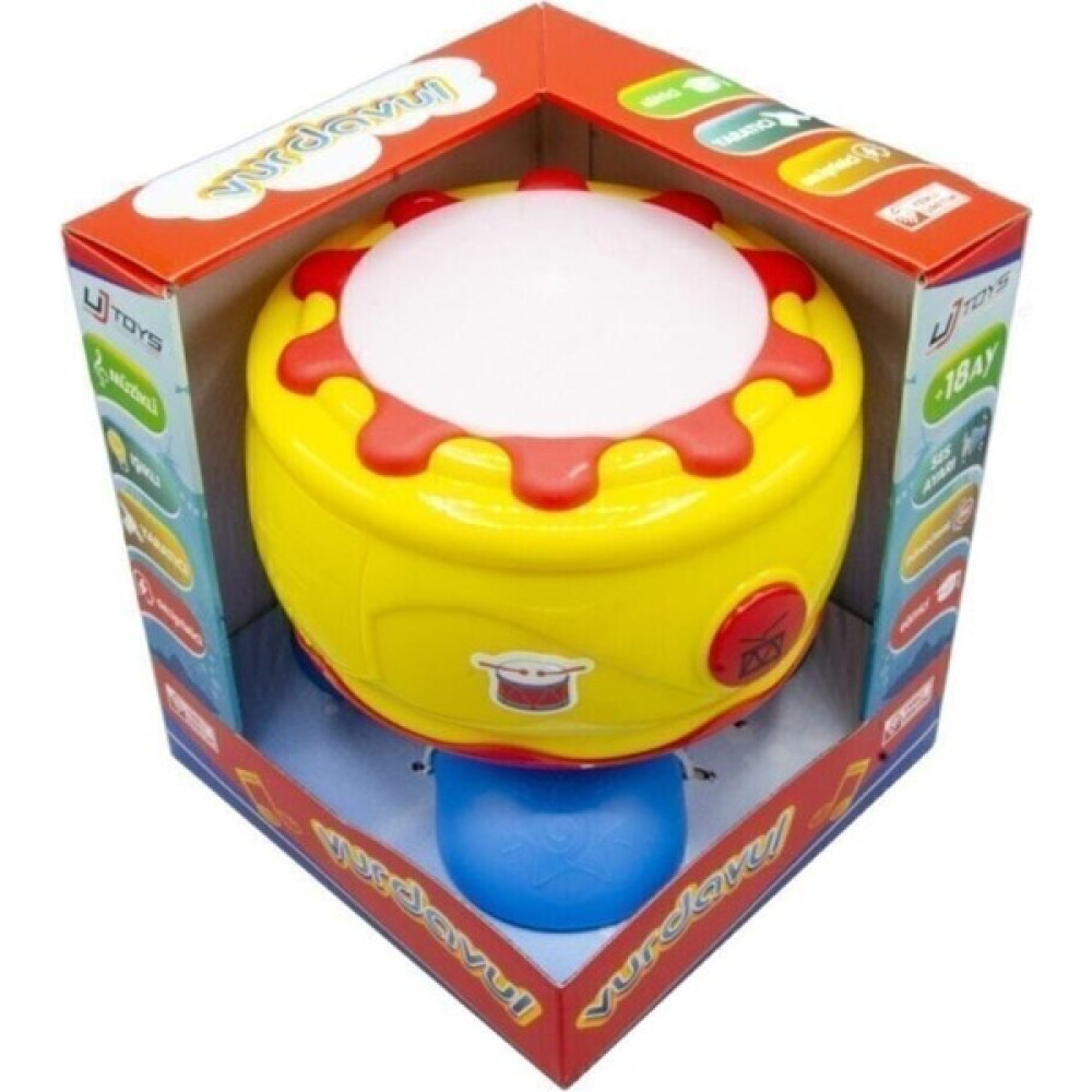 Uj Toys Müzikli ve Işıklı Yaratıcı Vur Davul - Renkli Eğitici Oyuncak Fiyatı