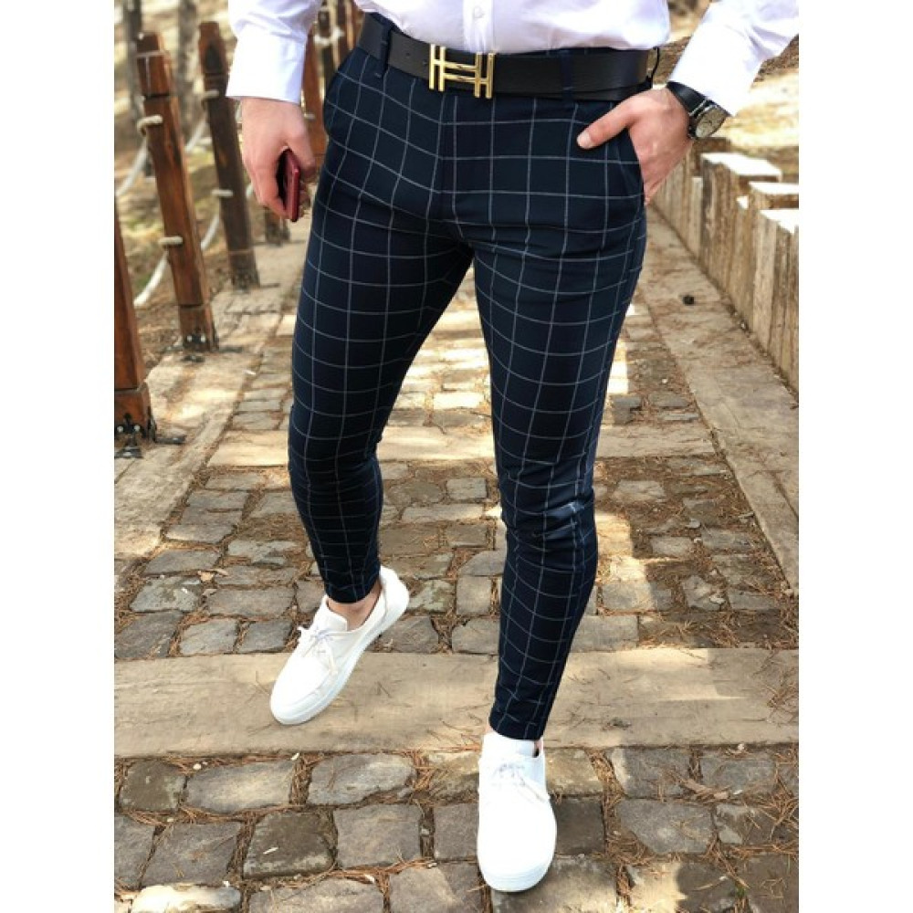 Ukd Slim Fit Ekose Kumaş Pantolon Erkek Pantolon Fiyatı