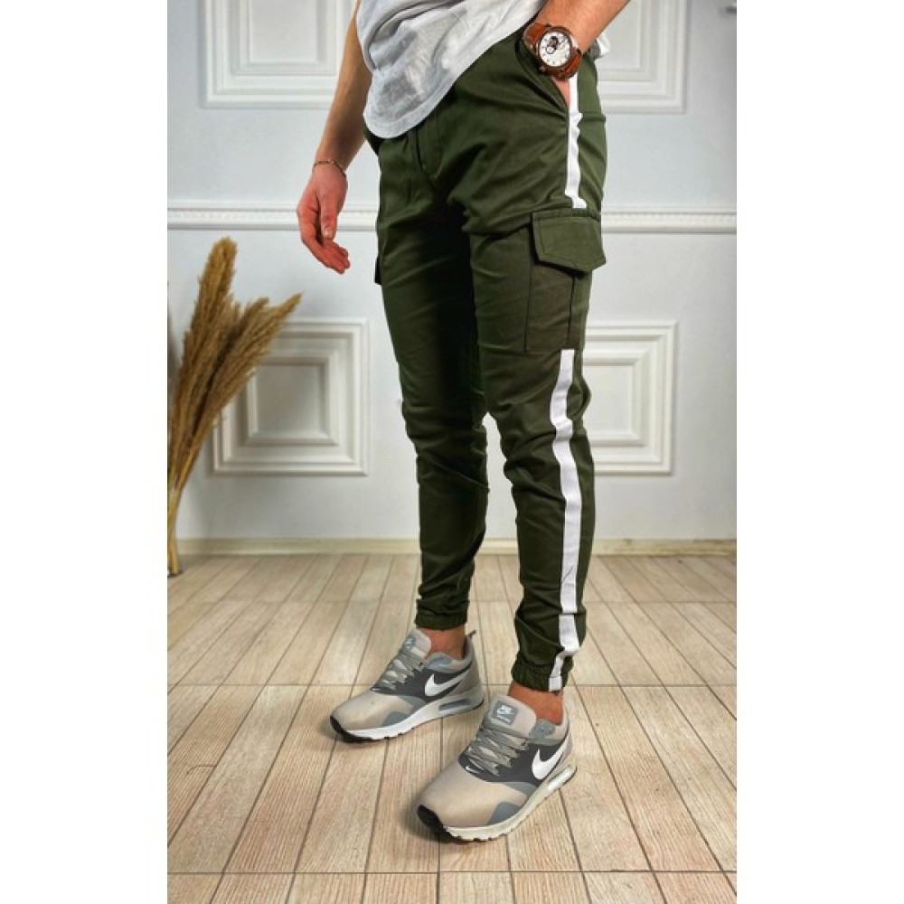 Ukd Slim Fit Erkek Yandan Şeritli Kargo Pantolon Erkek Pantolon Fiyatı