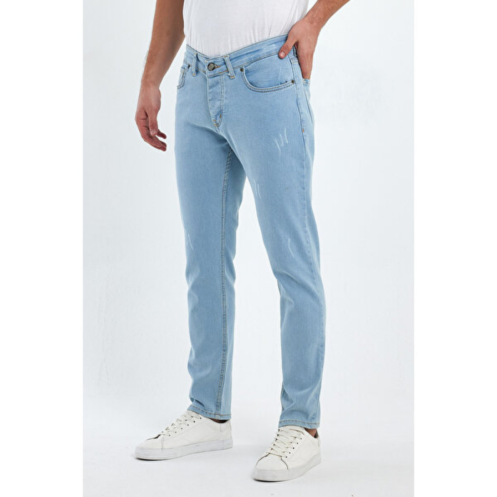Ukdwear Erkek Açık Mavi Slimfit Esnek Kot Pantolon Jeans Bayan Jeans / Kot Pantolon Fiyatı
