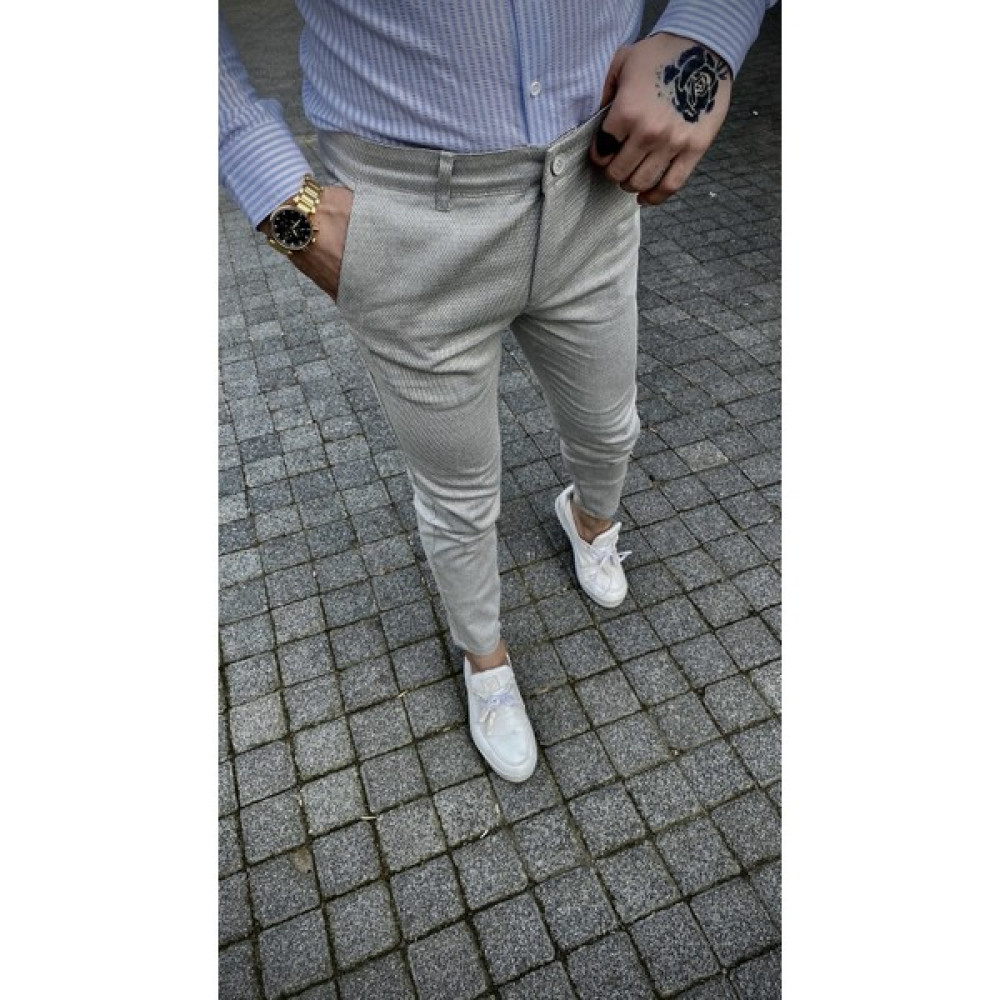 ukdwear Erkek Gri Dar Kesim Keten Pantolon Erkek Pantolon Fiyatı