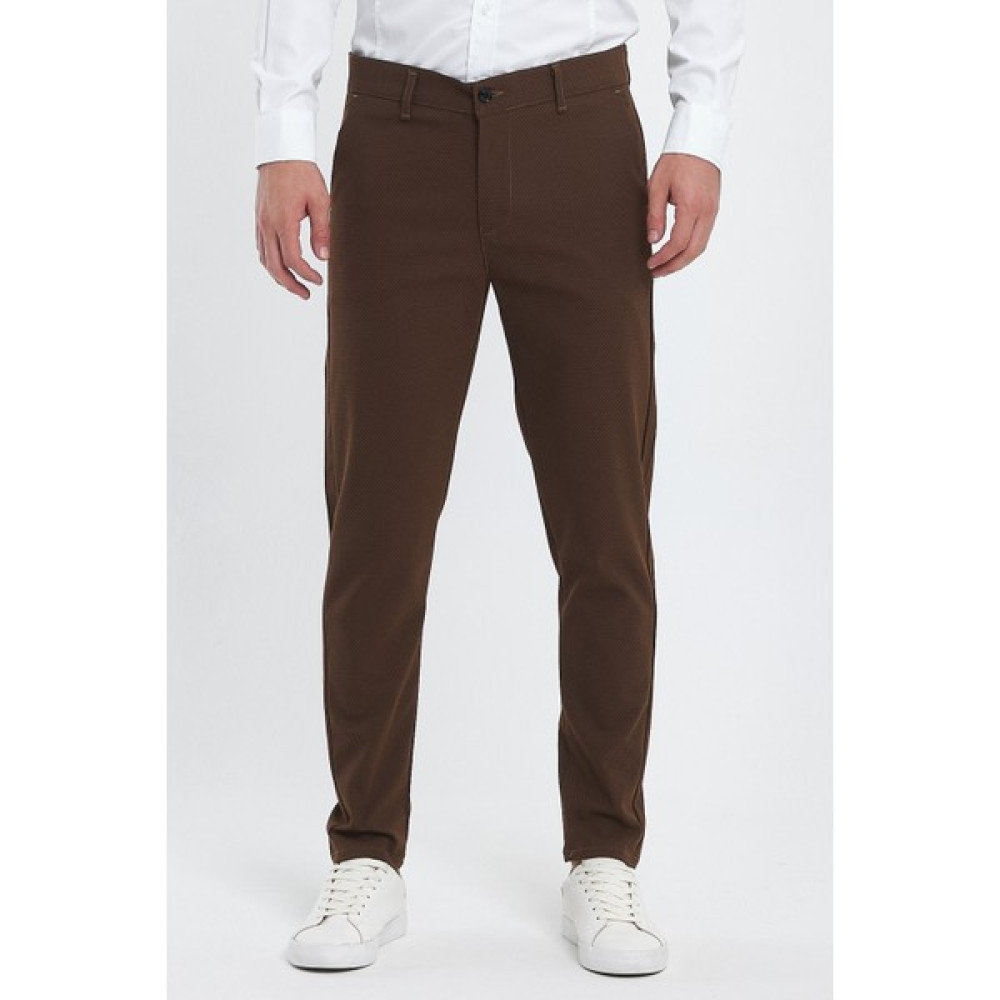 ukdwear Erkek Kahverengi Dar Kesim Günlük Keten Pantolon Erkek Pantolon Fiyatı