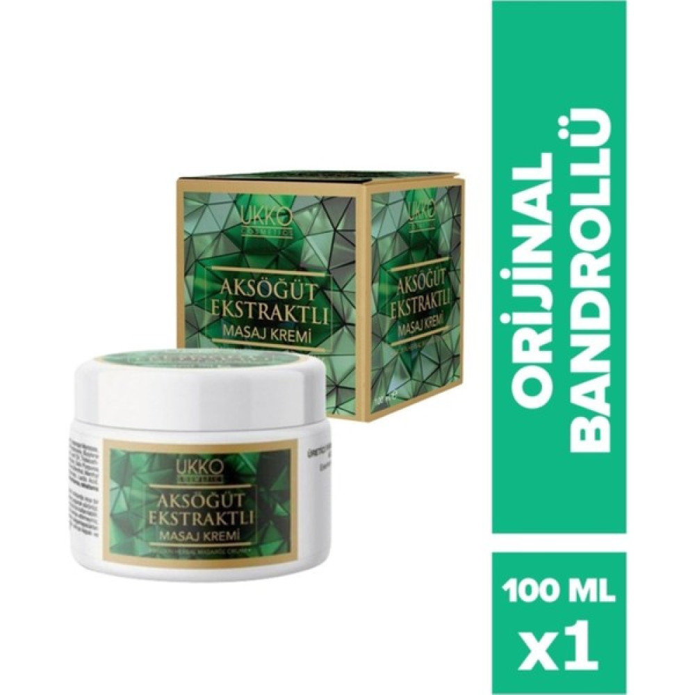 Ukko Cosmetics Aksöğüt Kremi Orijinal Bandrollü Aksöğüt Ekstraktlı Masaj Kremi 100 ml Nemlendiriciler Fiyatı