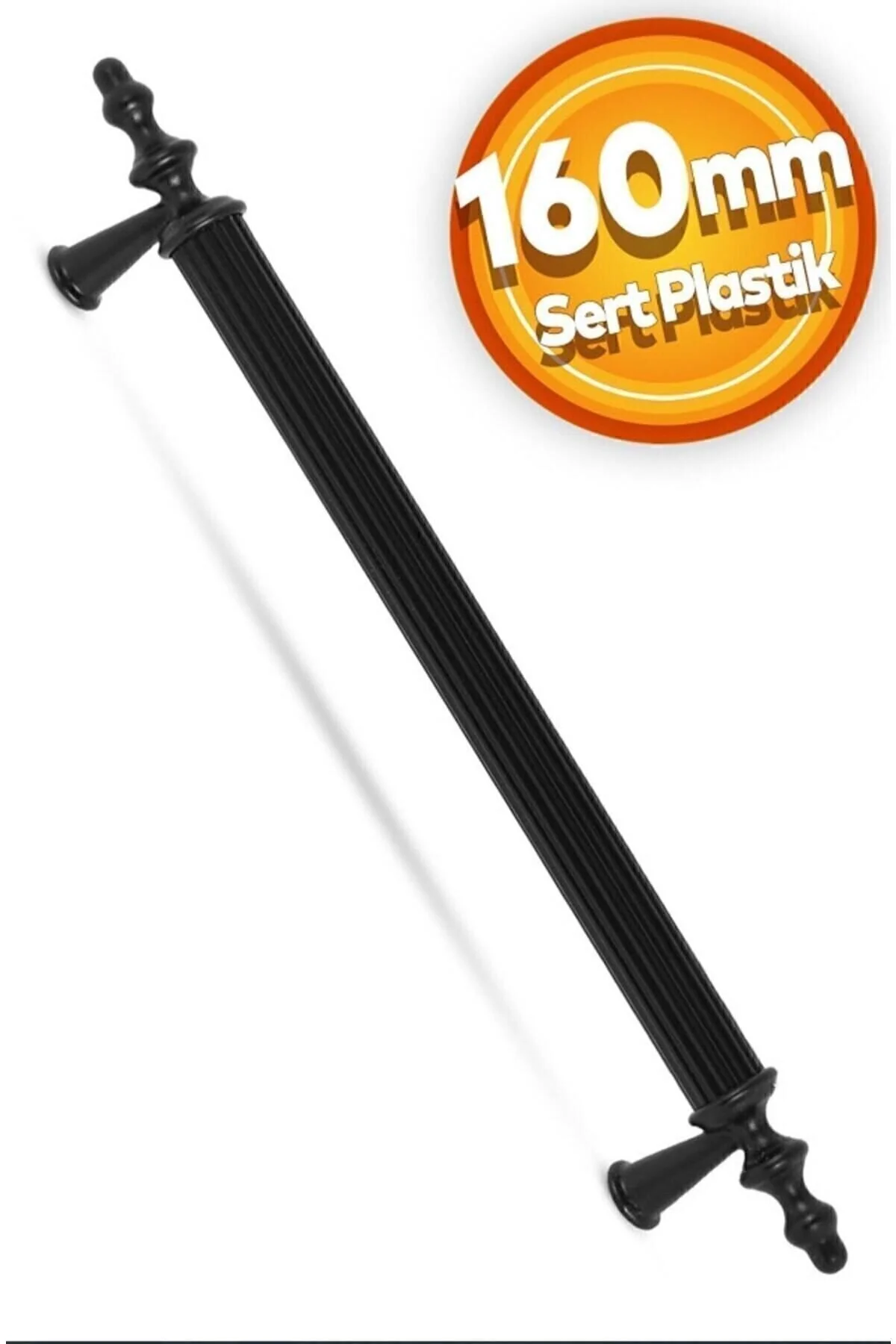 Ulaş Hırdavat Siyah Kulp 160 Mm Sert Polimer Kulp(VİDA DAHİL)" Mobilya Aksesuarları Fiyatı