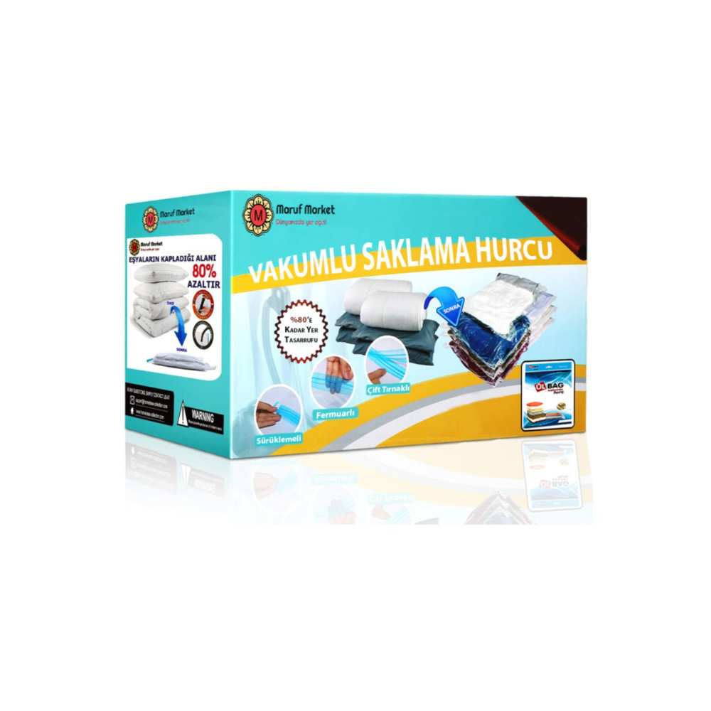 ÜLBAG (3 ADET)(EN BÜYÜK BOY) 100 Cm X 130 Cm (YORGAN VE DÖŞEK İÇİN) Vakumlu Poşet- Vakumlu Hurç - Vakumlu Hurç Fiyatı