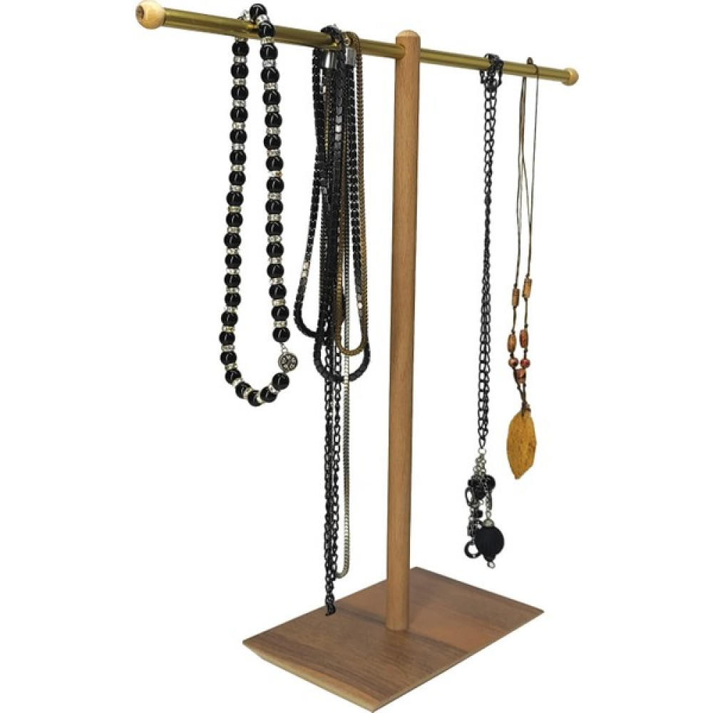 Uldemart Ahşap Gold Takı Askısı Kolye Askısı 40 cm - 40-40 - 1 Eşya Saklama / Düzenleme Fiyatı