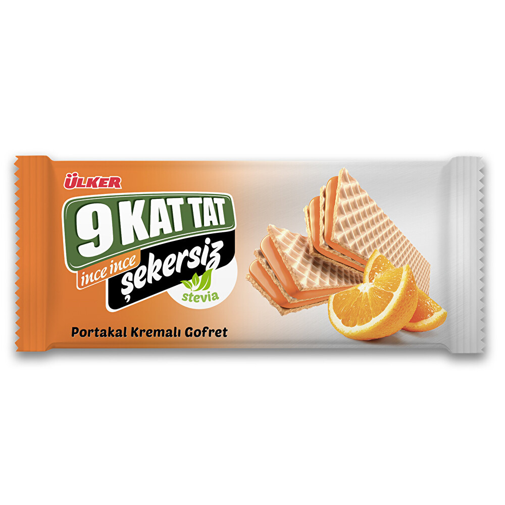 Ülker 9 Kat Tat İnce Şekersiz Portakallı Gofret 118 g Çikolata ve Gofret Fiyatı