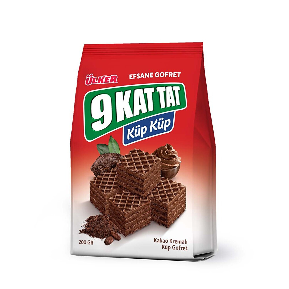 Ülker 9 Kat Tat Küp Gofret Kakaolu 200 g Çikolata ve Gofret Fiyatı