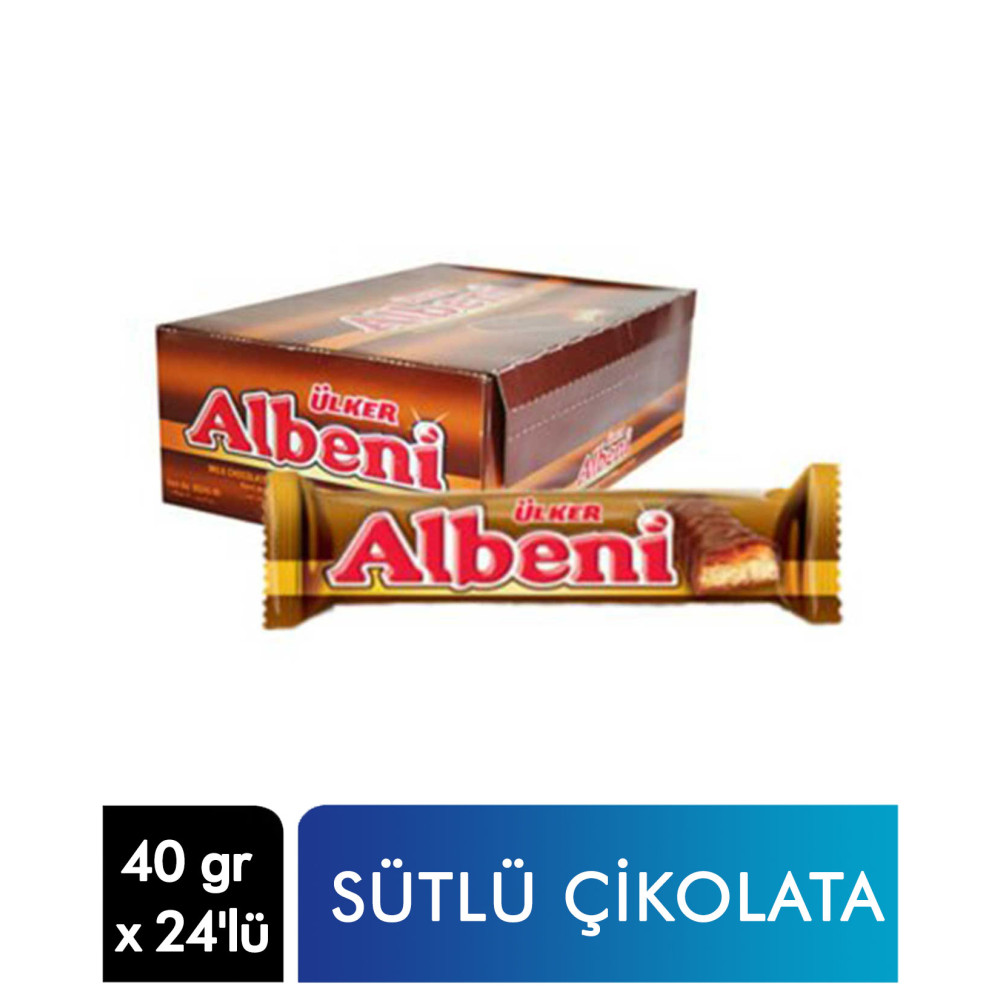 Ülker Albeni 40 gr 24'lü Paket Sütlü Çikolata Çikolata ve Gofret Fiyatı