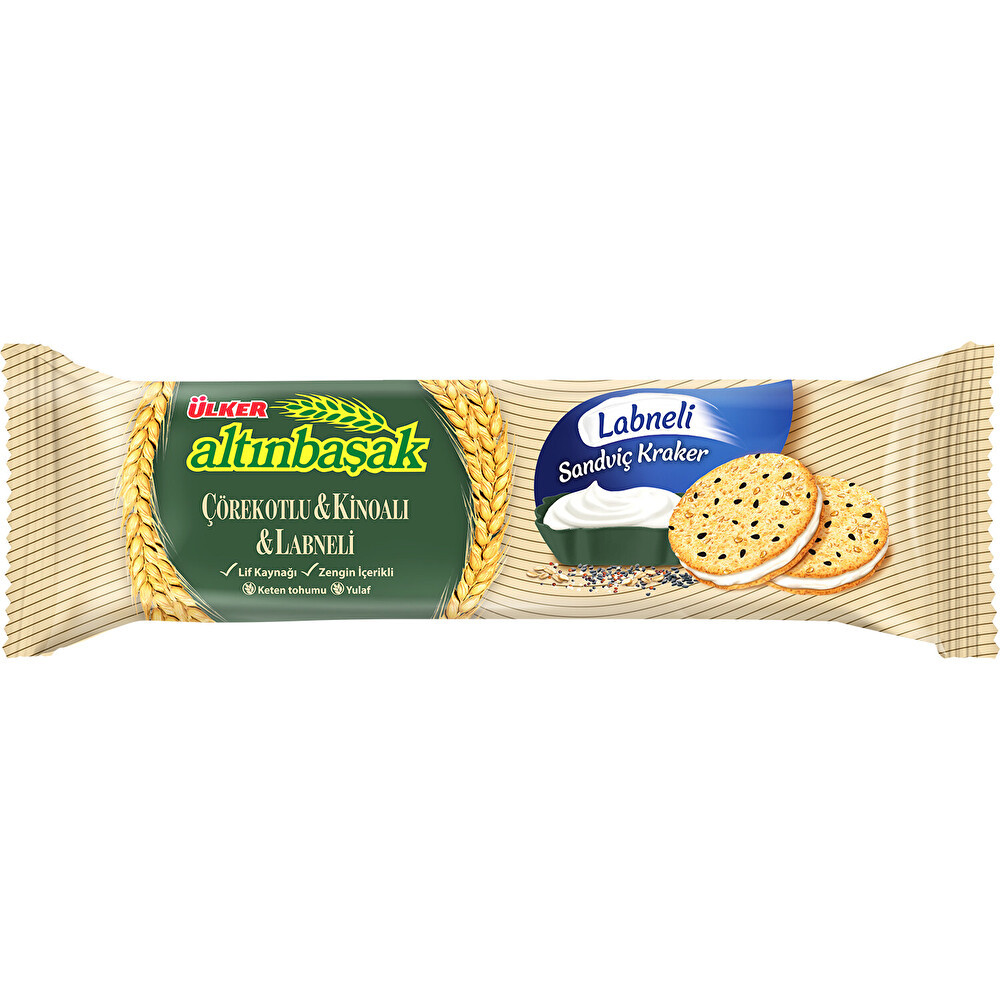 Ülker Altınbaşak Çörekotlu Kinoalı Labneli Kraker 60 G Sağlık Fiyatı