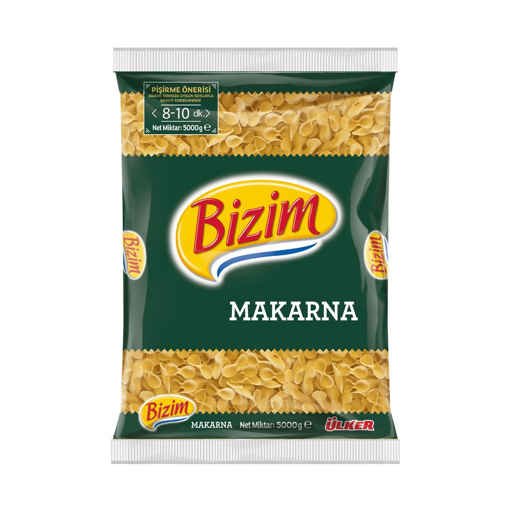 Ülker Bizim Makarna Fiyonk 5 kg Makarnalar Fiyatı