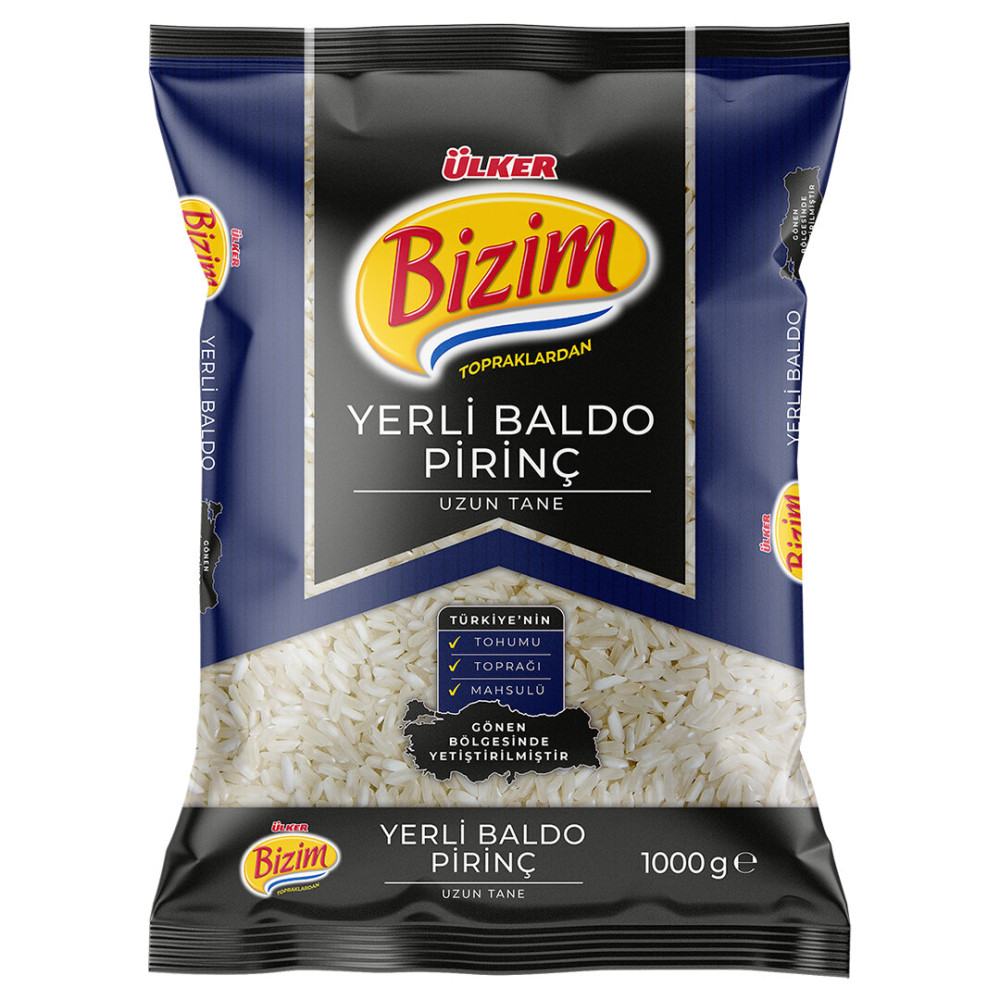 Ülker Bizim Yerli Baldo Pirinç 1 Kg Bakliyat Fiyatı