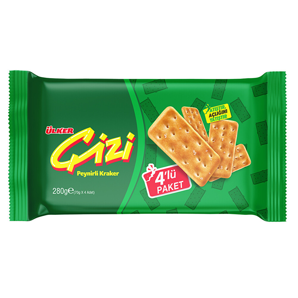 Ülker Çizi Kraker 4'lü Paket 280 G Bisküvi ve Kek Fiyatı