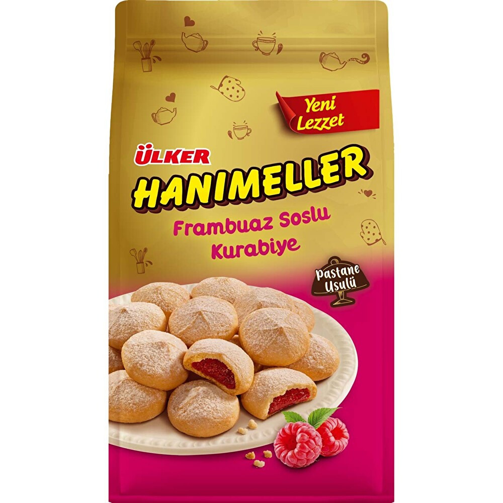 Ülker Hanımeller Frambuaz Soslu Kurabiye 150 g Bisküvi ve Kek Fiyatı