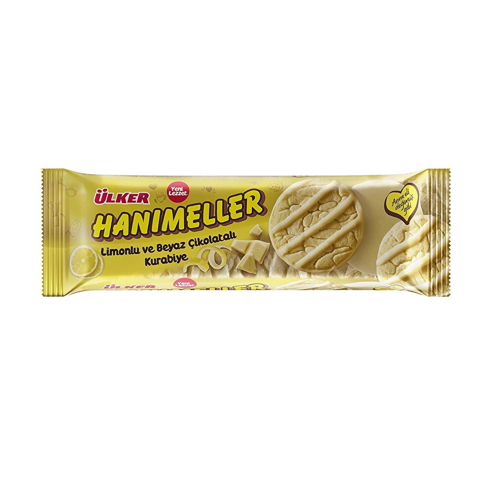 Ülker Hanımeller Limonlu Ve Beyaz Çikolatalı Kurabiye 138 G Bisküvi ve Kek Fiyatı