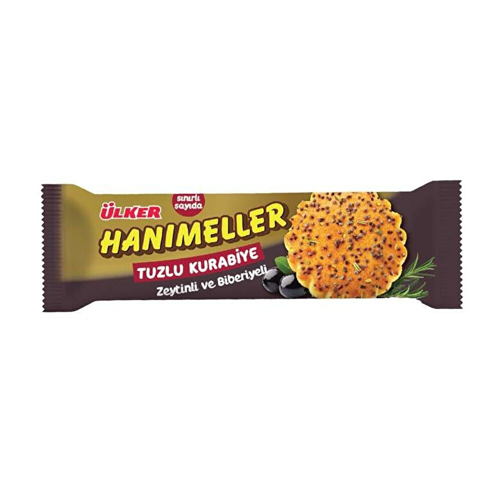 Ülker Hanımeller Zeytinli ve Biberiyeli Tuzlu Kurabiye 81 g Bisküvi ve Kek Fiyatı