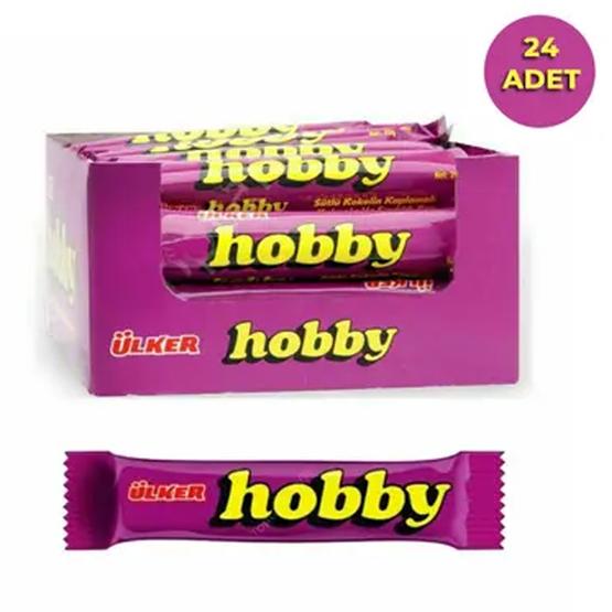 Ülker Hobby Çikolatalı Fındıklı Bar 25 gr X 24 Adet Granola ve Bar Fiyatı