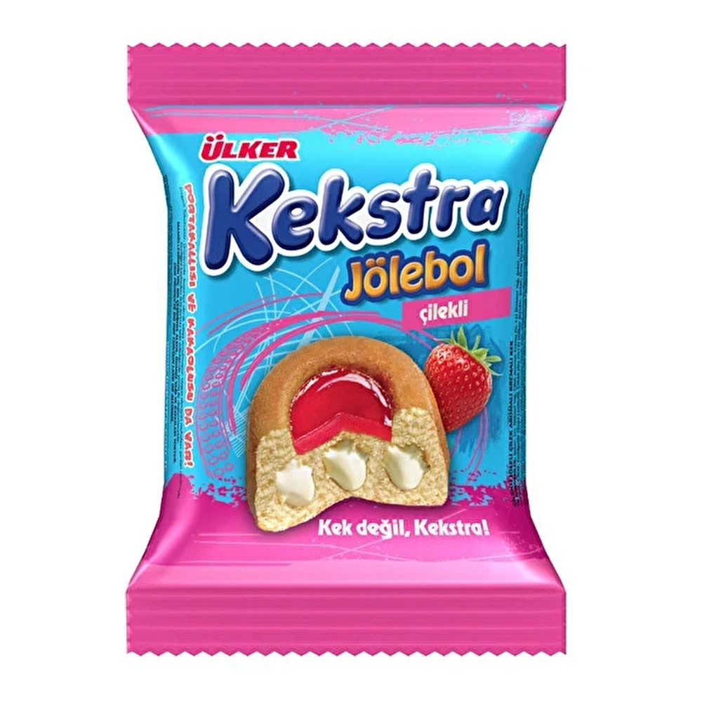 Ülker Kekstra Jölebol Kek Çilekli 40 Gr Bisküvi ve Kek Fiyatı