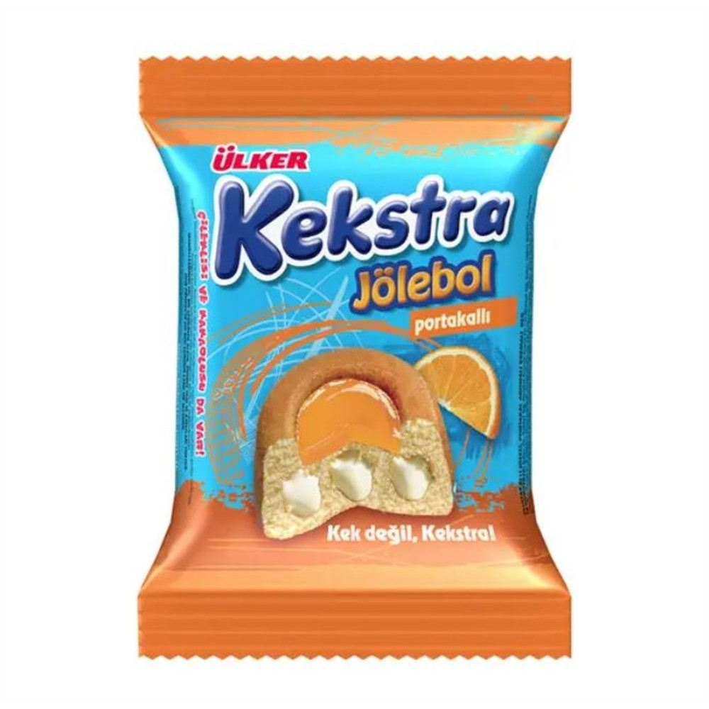 Ülker Kekstra Jölebol Portakall Kek 40 g 24'lü Bisküvi ve Kek Fiyatı