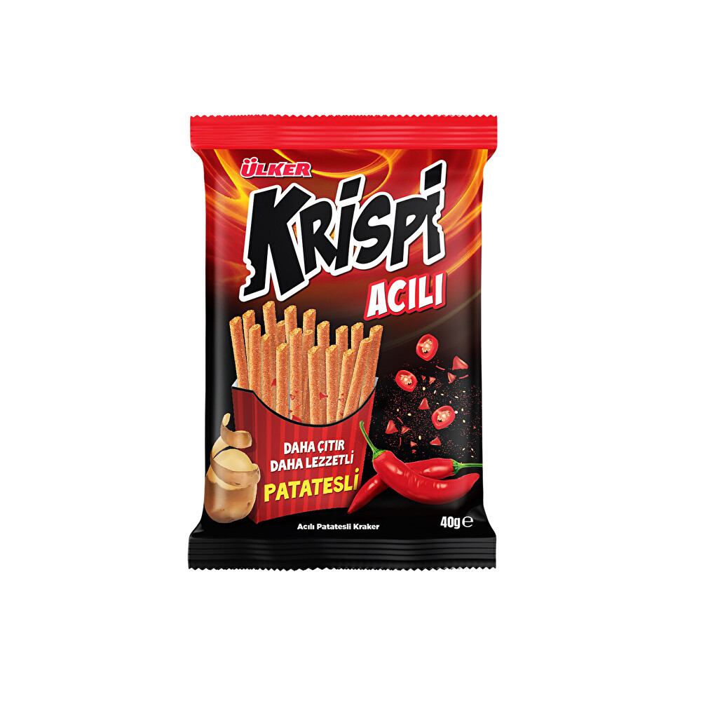 Ülker Krispi Acılı Çubuk Kraker 40 G Bisküvi ve Kek Fiyatı