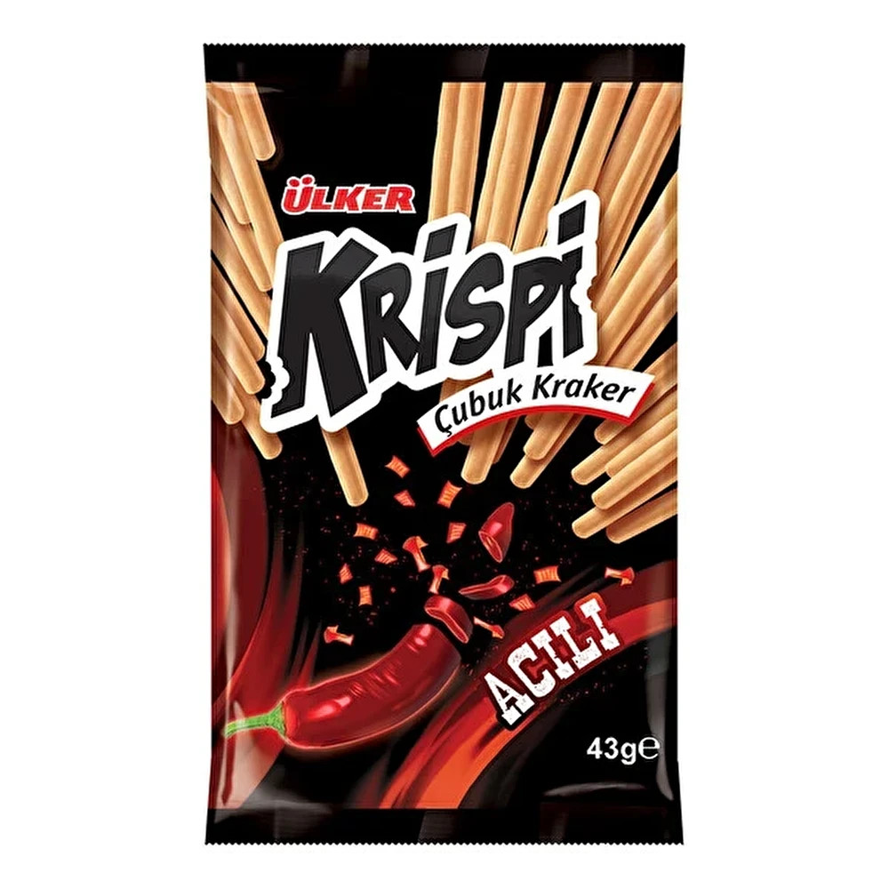 Ülker Krispi Acılı Çubuk Kraker 43 Gr Bisküvi ve Kek Fiyatı