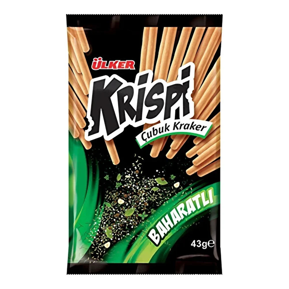 Ülker Krispi Baharatlı Çubuk Kraker 43 Gr Bisküvi ve Kek Fiyatı