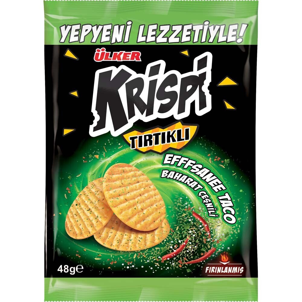 Ülker Krispi Tırtıklı Kraker Baharatlı 48 G Bisküvi ve Kek Fiyatı