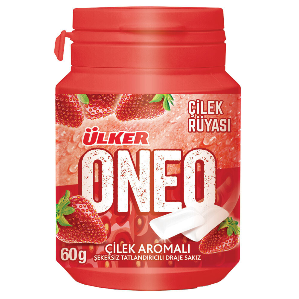 Ülker Oneo Çilek Aromalı Bottle Draje Sakız 60 G Şekerleme Sakız Fiyatı