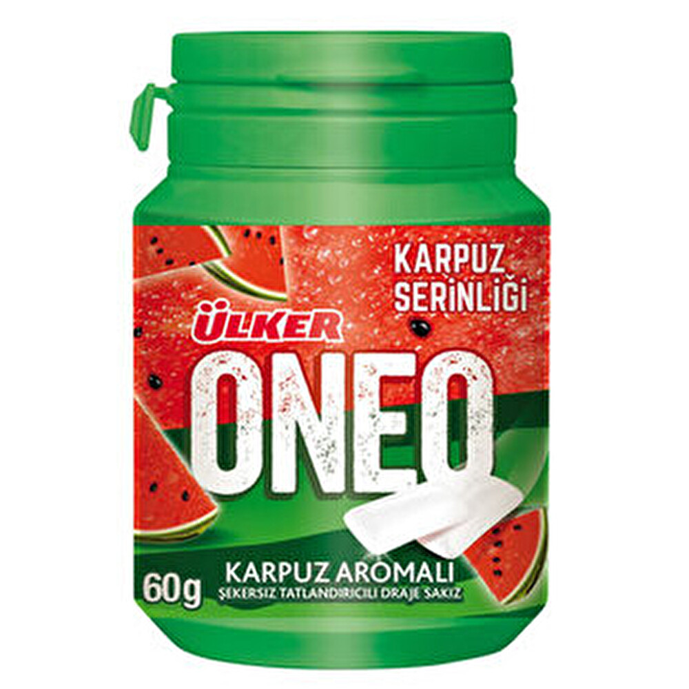 Ülker Oneo Karpuz Aromalı Bottle Draje Sakız 60 G Şekerleme Sakız Fiyatı