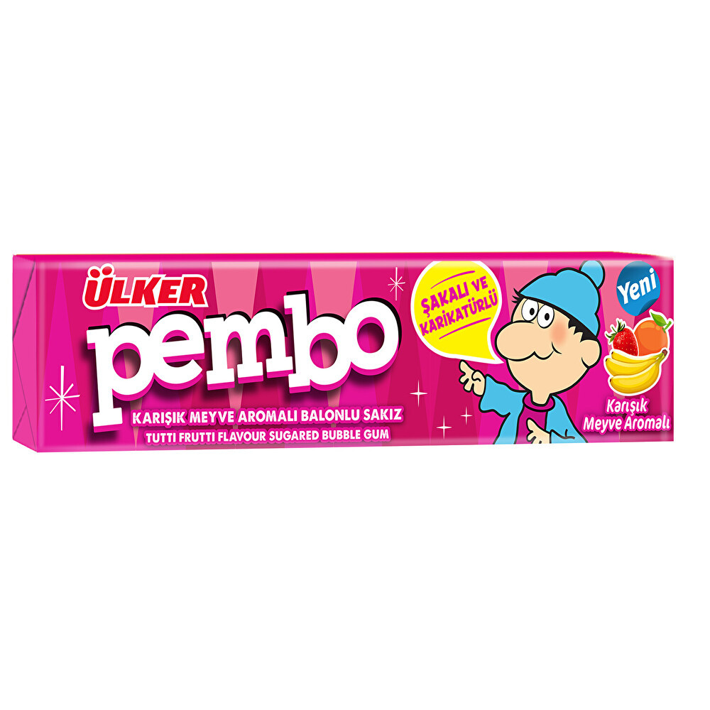 Ülker Pembo Karışık Meyve Aromalı Balonlu Sakız 22,5 g Şekerleme Sakız Fiyatı