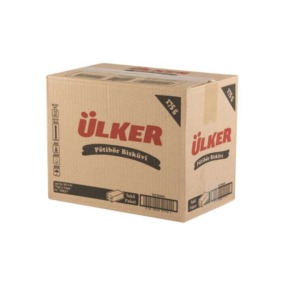 Ülker Petibör Bisküvi 175 gr Sade