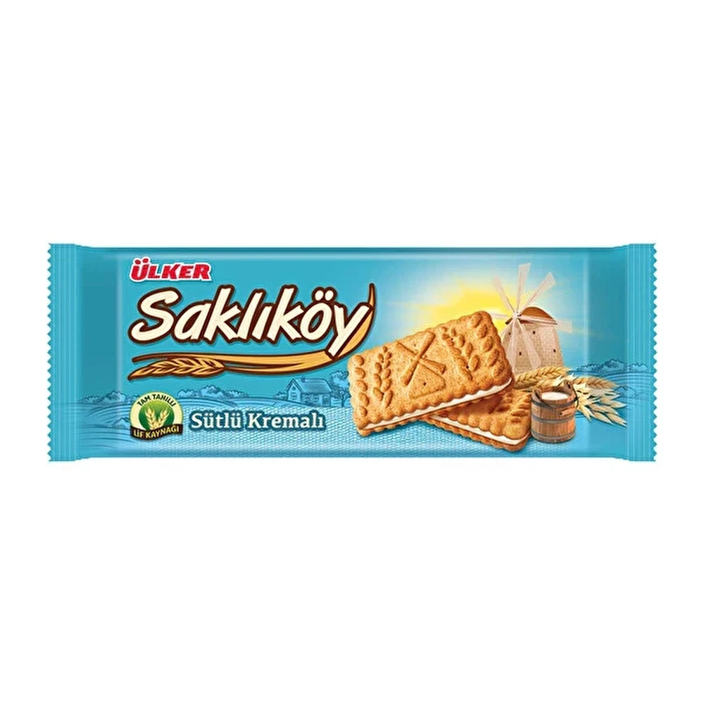 Ülker Saklıköy Sütlü Kremalı Bisküvi 100 Gr Bisküvi ve Kek Fiyatı