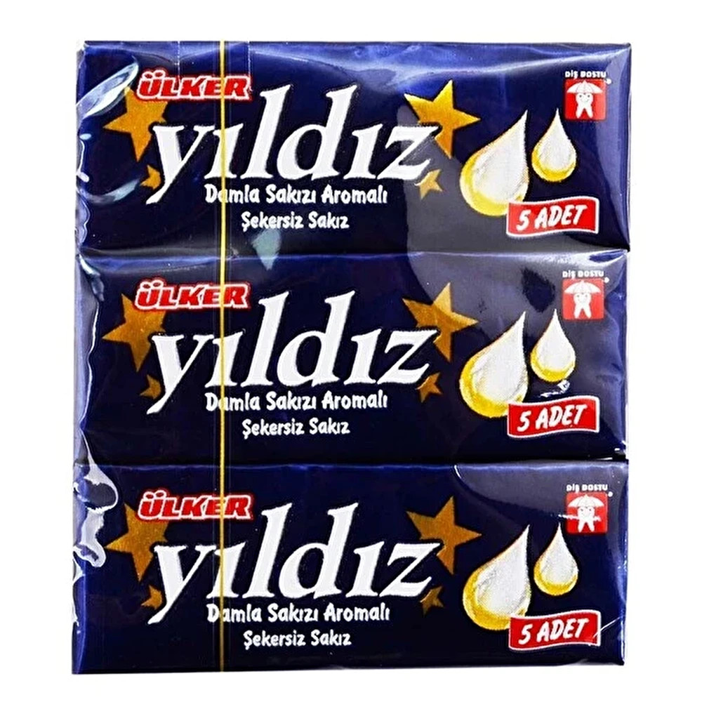 Ülker Yildiz Ülker Yıldız Şekersiz Stick Damla Sakız 3x7gr Şekerleme Sakız Fiyatı