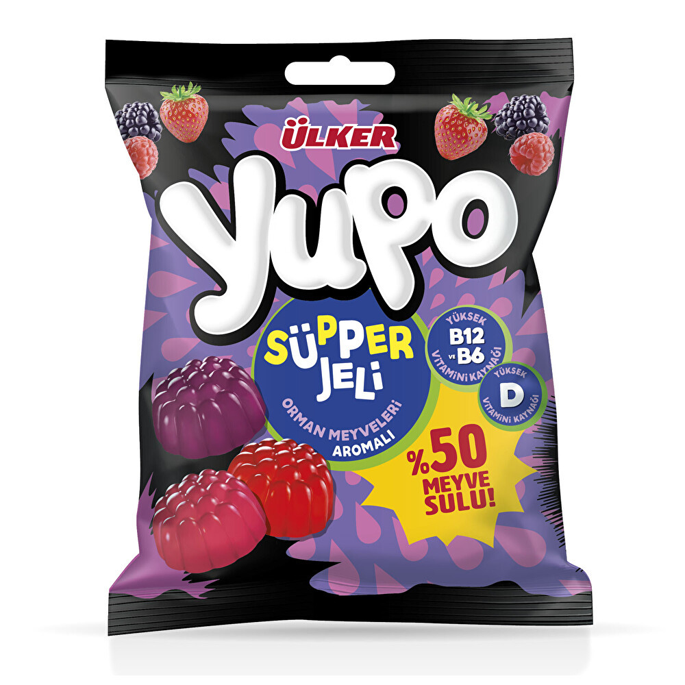 Ülker Yupo Süpper Jeli B-D Vitaminli Şekerleme Sakız Fiyatı