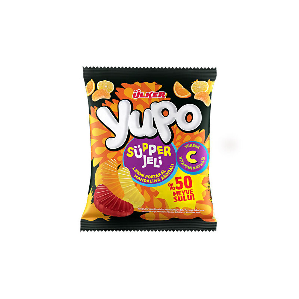 Ülker Yupo Süpper Jeli C Vitaminli Şekerleme Sakız Fiyatı