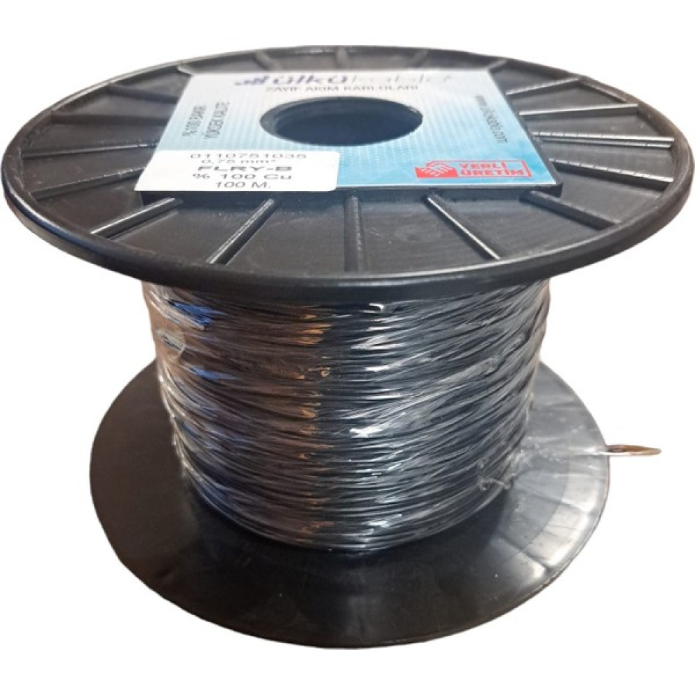 Ülkü 0,75MM Flyr-B Kablo Otomotiv Gurubu Için 100 Metre Kablo - 01-Siyah Oto Boyaları Fiyatı