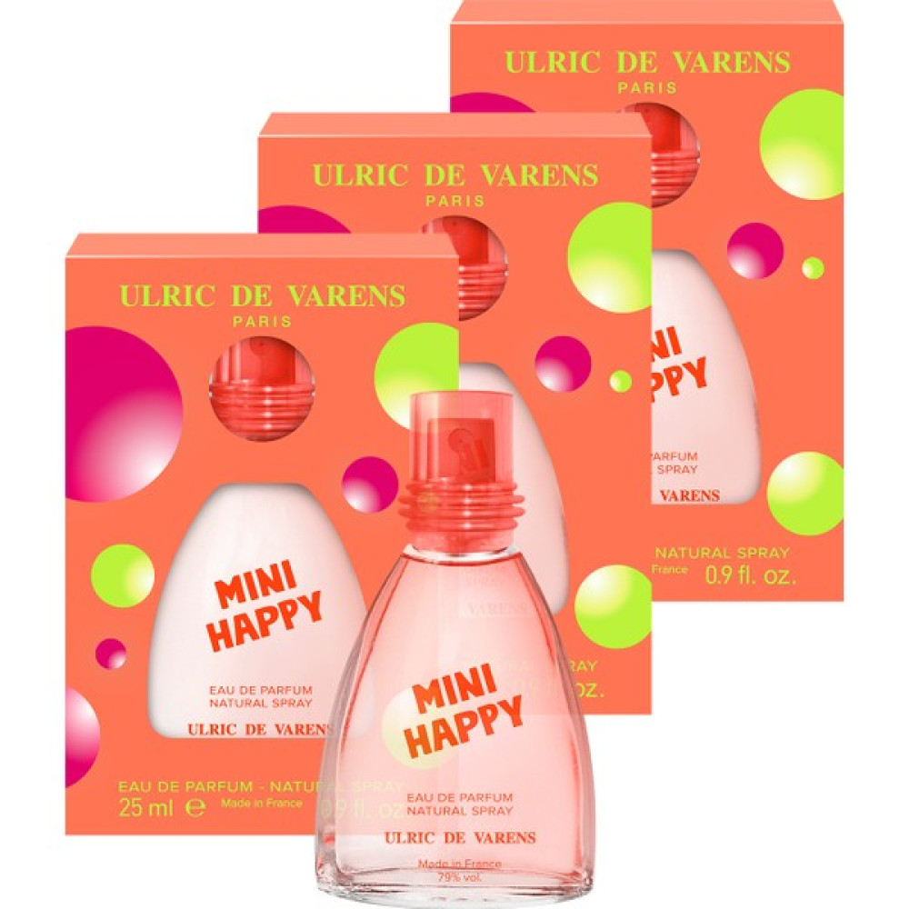 Ulric de Varens Mini Happy 3’lü Set 3 x 25 ml Kadın Parfüm Kadın Parfümleri Fiyatı