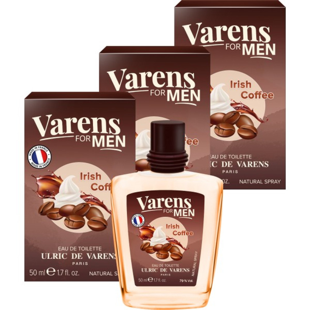 Ulric de Varens Varens For Men Irish Coffee 3'lü Set (3X50ML Edt) Erkek Parfüm Erkek Parfümleri Fiyatı