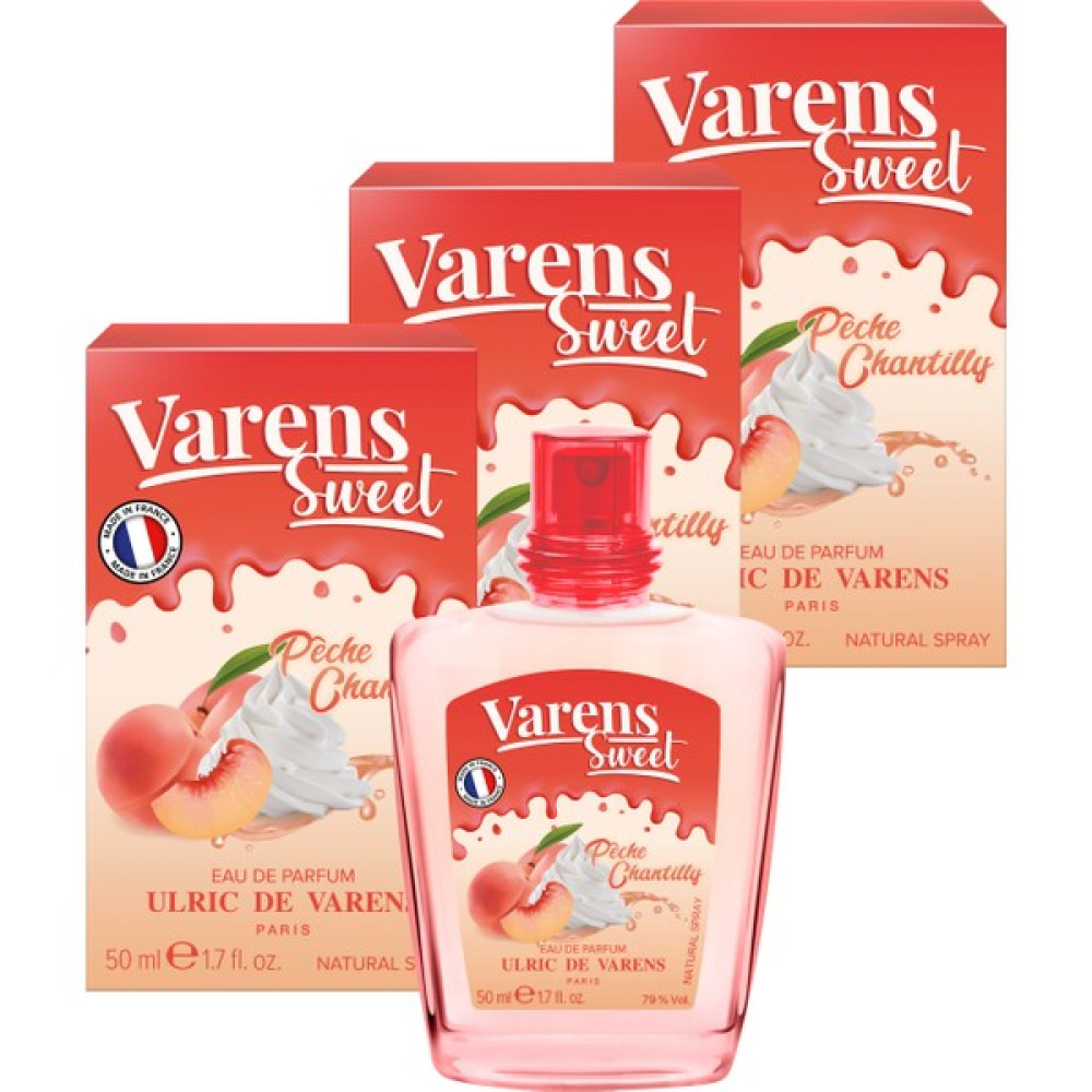 Ulric de Varens Varens Sweet Pêche Chantilly 3'lü Set (3X50ML Edp) Kadın Parfüm Kadın Parfümleri Fiyatı