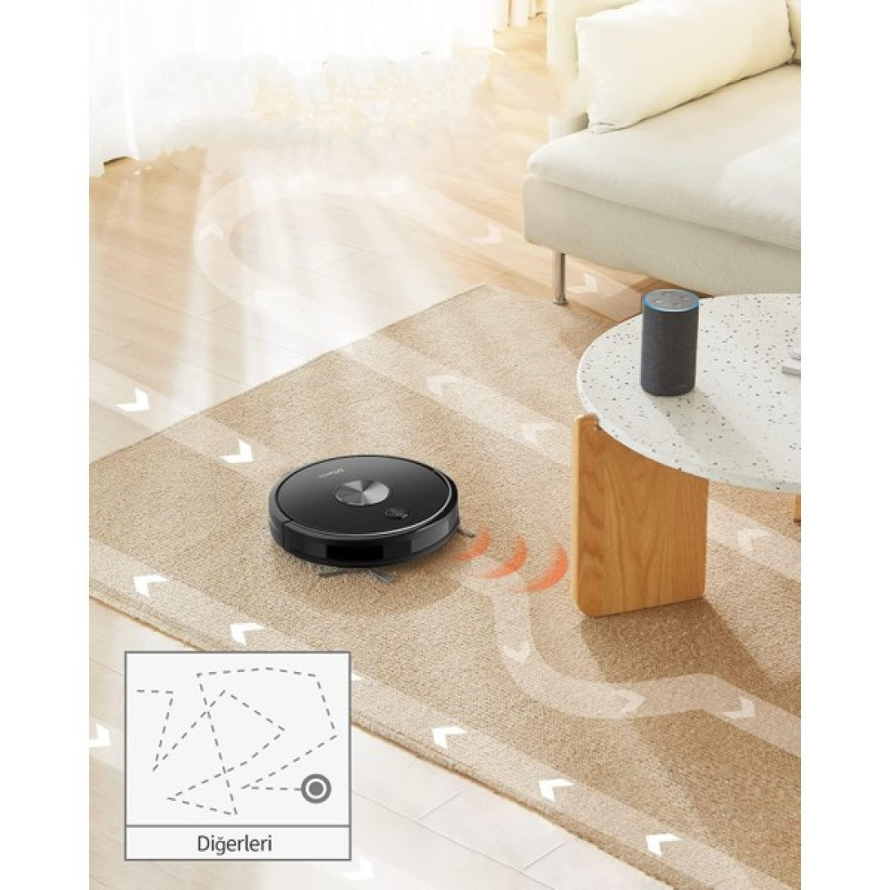 Ultenic D5S Pro Vacuum & Mop Robot Süpürge, 3000PA, Siyah Robot Süpürgeler Fiyatı
