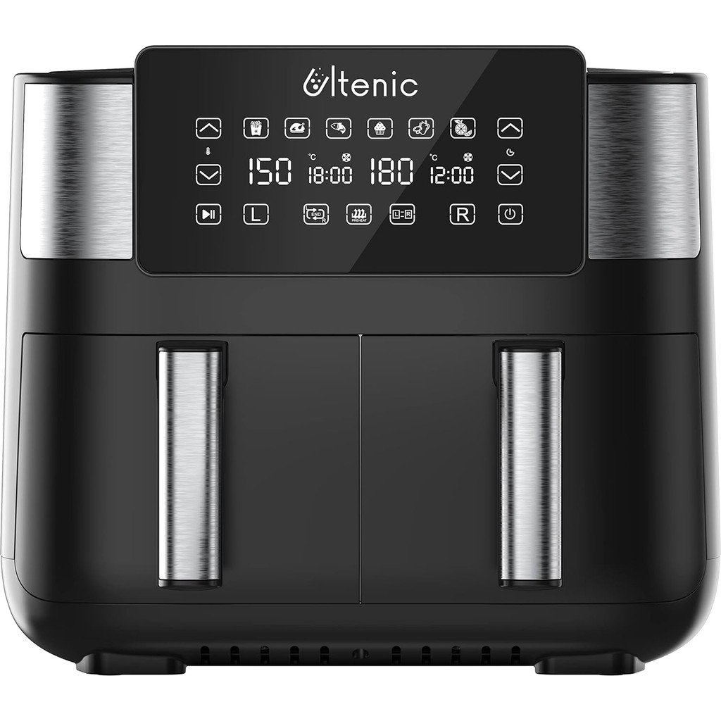 Ultenic K20 Airfryer, Çift Bölmeli Fritöz, 8 Litre Xxl, 2850 W, Siyah Diğer Fiyatı