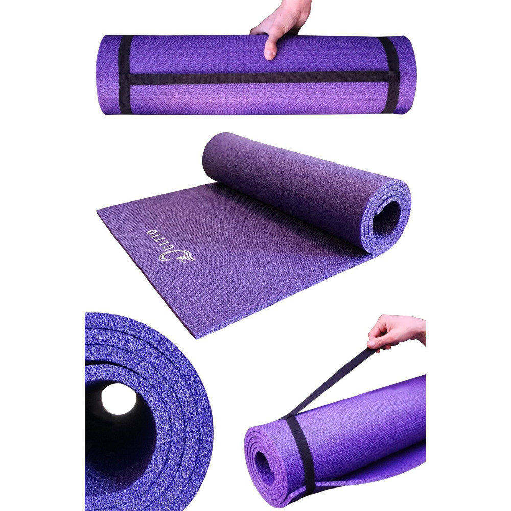 Ultio Spor Taşıma Askılı 10 Mm Pilates Minderi Kaymaz Taban Yoga Matı Isteğe Bağlı Kamp Matı Pilates Fiyatı