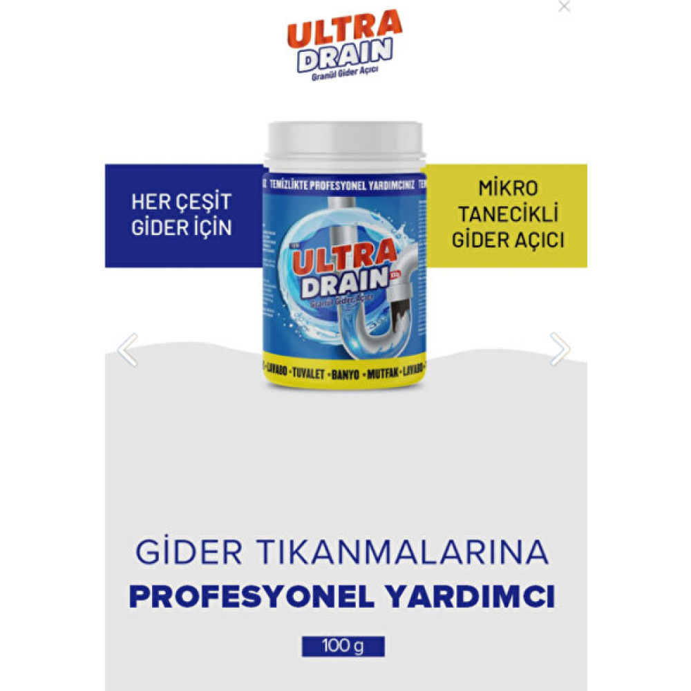 Ultra Drain Granül Gider Açıcı Duş Jelleri ve Banyo Köpükleri Fiyatı